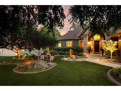 Impressive landscape lighting in front and backyar