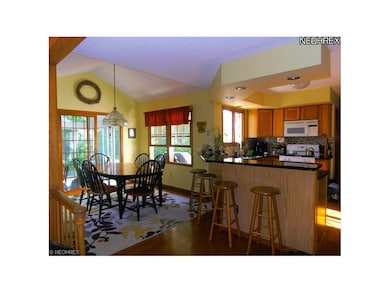 Kitchen has an open feeling
