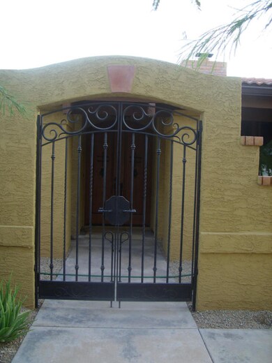 Entry Gate into courtyard
