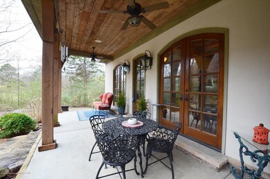 Sitting area front porch