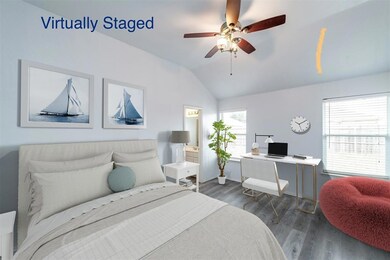 Master bedroom virtually staged