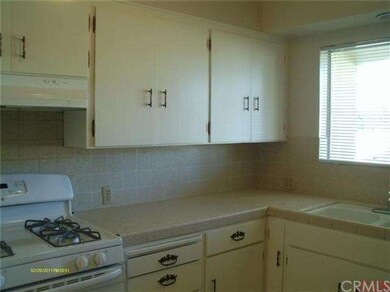 Newly painted kitchen cabinets