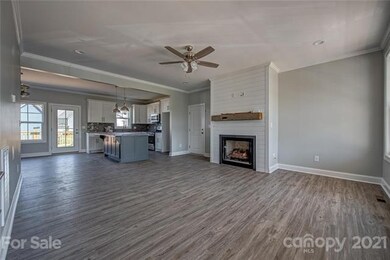 Living Room Open to Kitchen