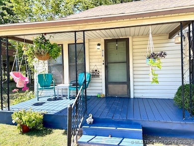 front view of porch