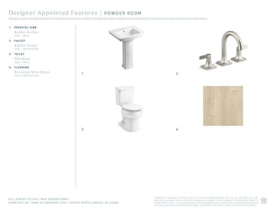 Designer appointed features