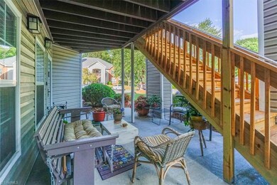 Front covered patio for morning coffee or greeting neighbors!