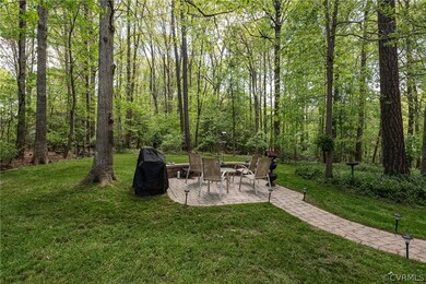 Rear yard with patio