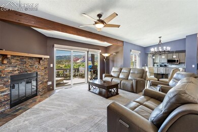 Living Room with Garden of the Gods view