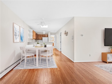 Dining area open to kitchen