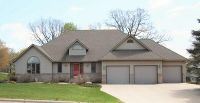 Oversized three car garage