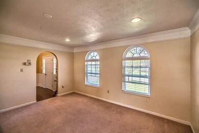 Formal Living Room Crown Moldings, Picture Windows
