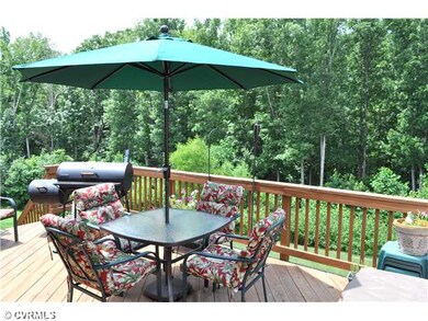 Patio/Deck - Here's a view of the backyard from th