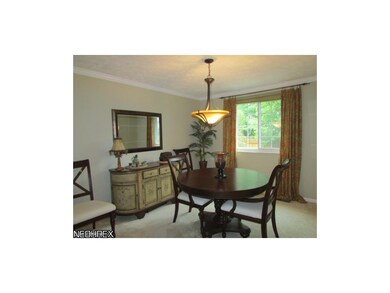 The dining room overlooks the lovely patio and had