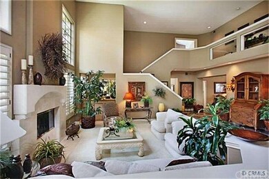 2 story ceilings in living room make for dramatic 