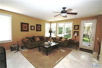 Adjoining Family Room leads to enormous backyard.