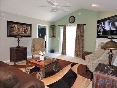 Vaulted Living Room!