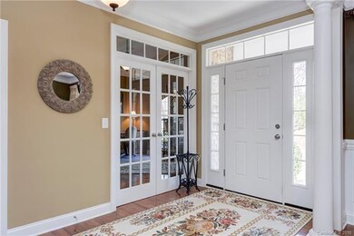 Entry way, beautiful hardwoods through out, double
