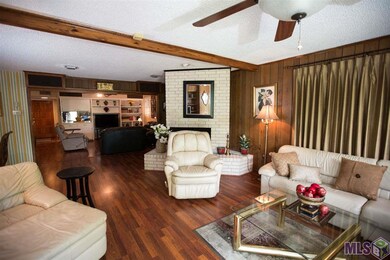 This is a view of the Den Area Facing the Fireplac