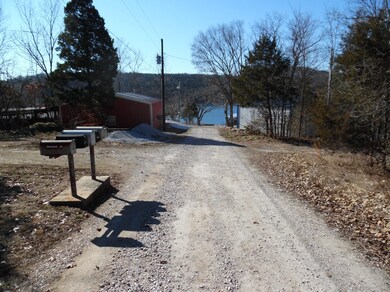 Front of home looking at lake