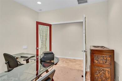 Den with french doors