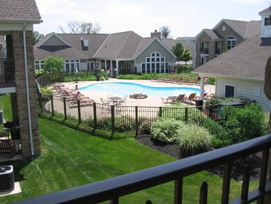 View of Pool from Private Balcony
