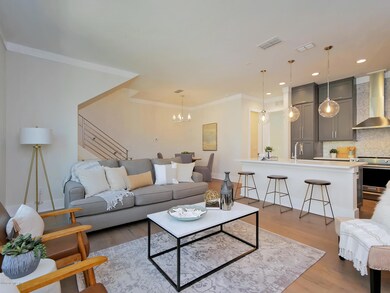 Family Room Opens to Kitchen