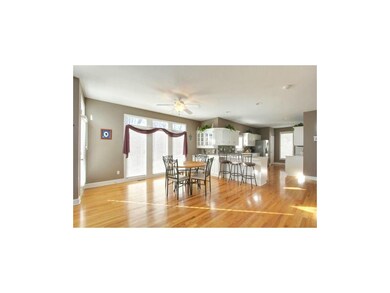 Open to the family room is the gorgeous kitchen.