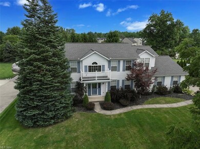 View of front of property featuring a front yard a