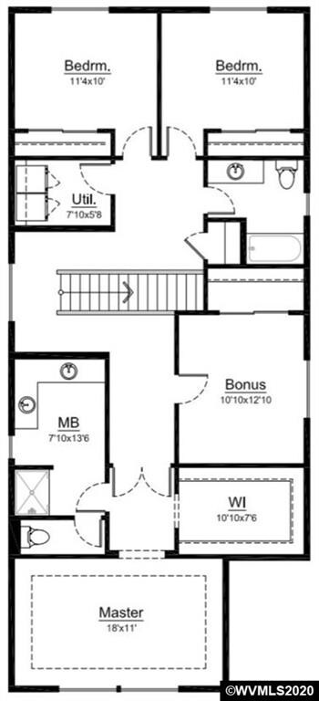 Photos are of a previously built home and for exam
