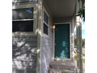 Front Door, covered for weather protection