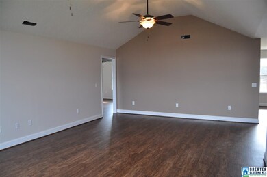 Looking toward bedrooms and kitchen