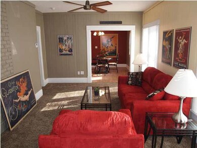 The living room is elegant and bright. The room is