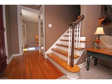 The progressive staircase is lovely and adds a lit