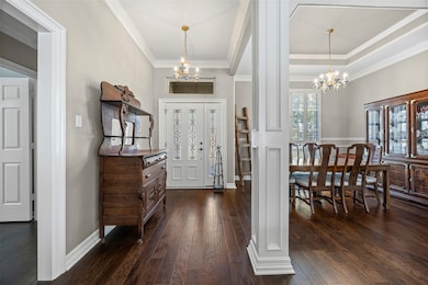 View of the front door