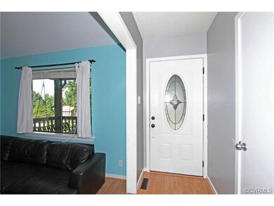 New upgraded front entry door with leaded glass ac