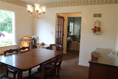 Formal dining room off of the front entry