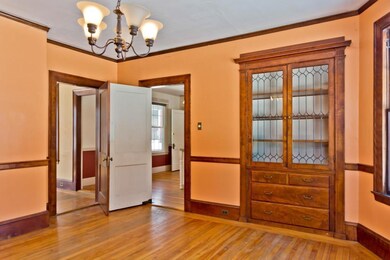 Formal dining room with built in...
