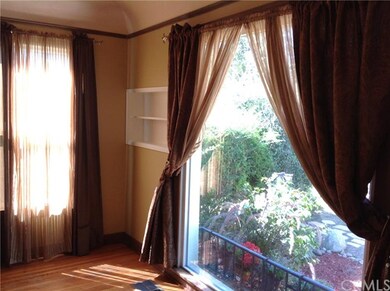 Huge window in living room. 