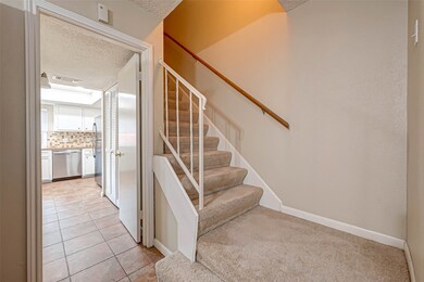Stairs at front entry.