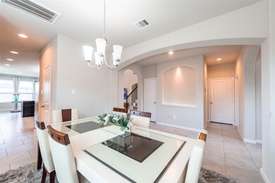 Dining room to kitchen view