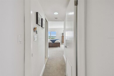 Hallway view into the Primary Suite