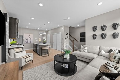 Photo of staged model home. Not actual unit.