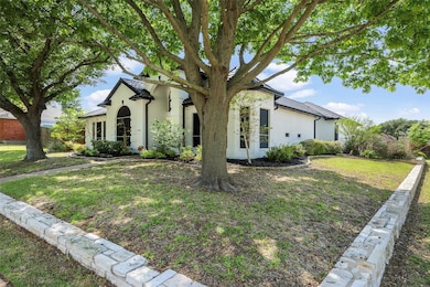 Home is on a great-sized corner lot.
