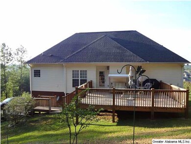 Rear of house