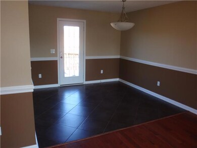 Breakfast area is tiled and open to the LR