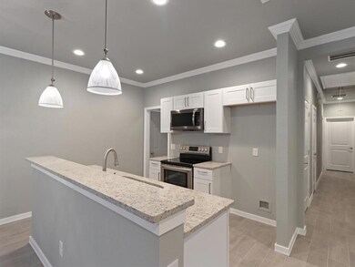 Front view of kitchen