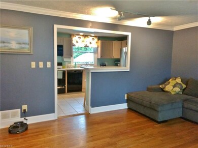 View from Great Room toward the kitchen.