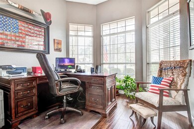 Study with plenty of windows and natural lighting