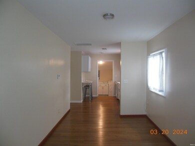 Living room with new vinyl plank flooring