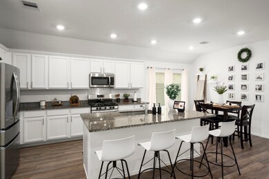 This entryway is bright and inviting, featuring a